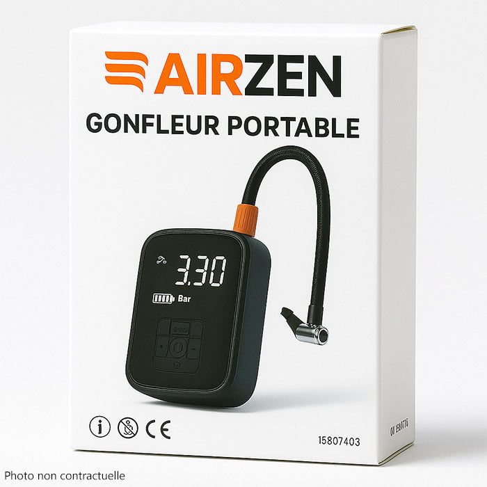 Gonfleur de pneus portable AirZen - Fini les pneus sous-gonflés !